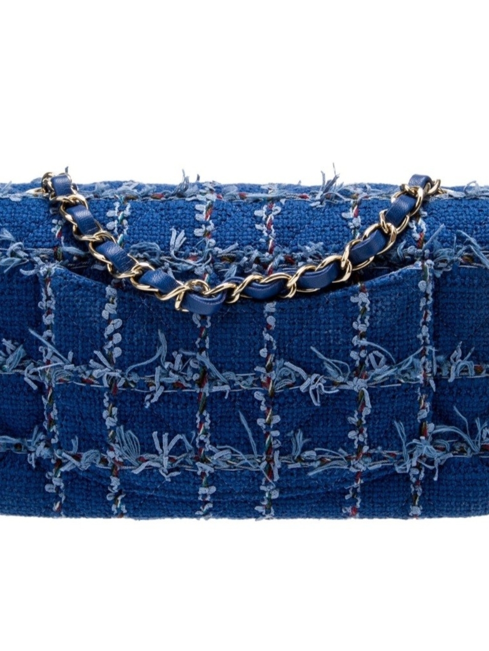 Chanel Blue Quilted Shoulder Bag - Picture 4 of 10